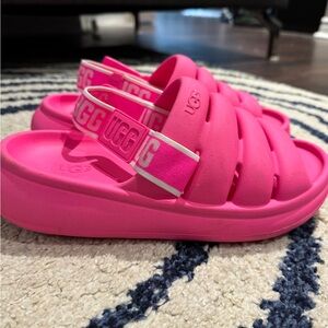 UGG women's pink sandals